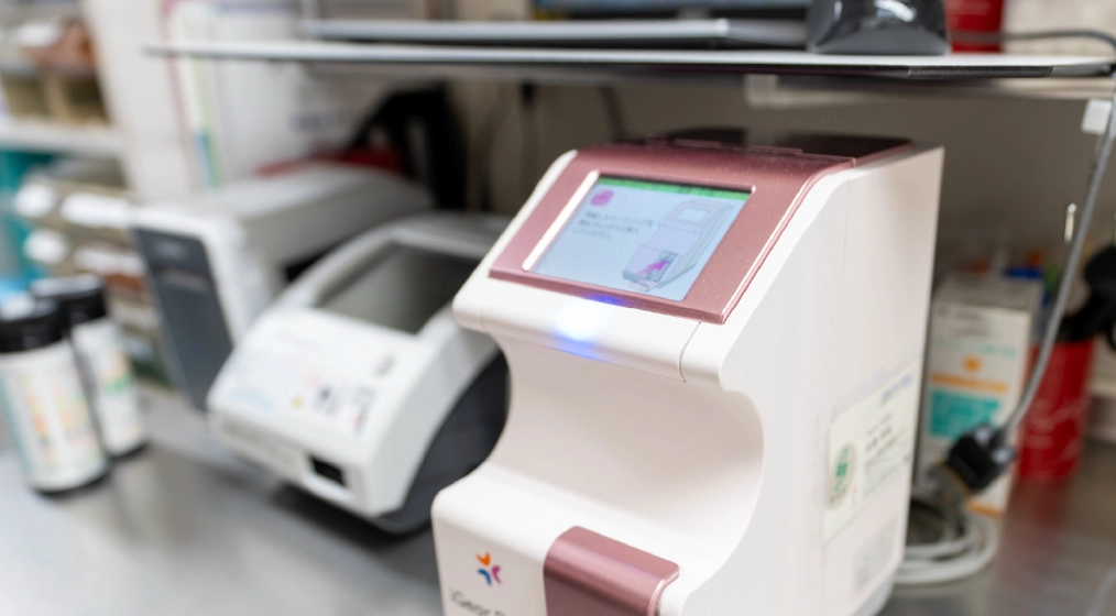 迅速に検査結果をお伝え